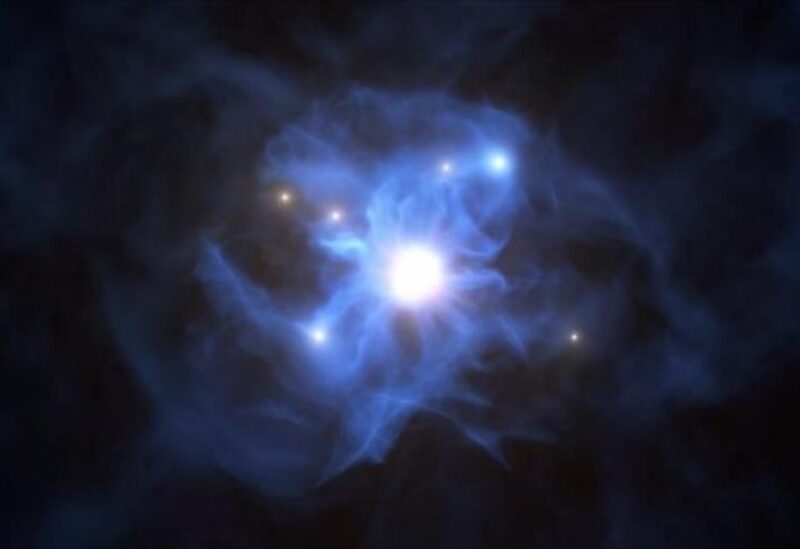اكتشاف 6 مجرات في ثقب أسود عملاق