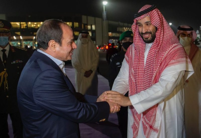 الرئيس عبد الفتاح السيسي وولي العهد السعودي محمد بن سلمان