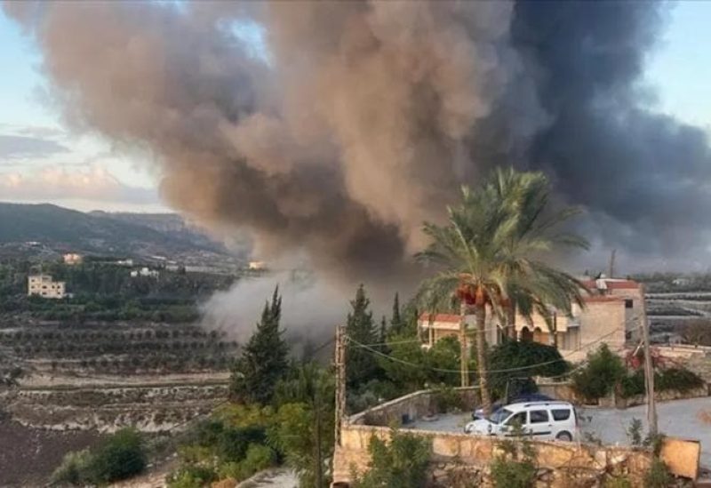 غارة على بلدة شقرا جنوب لبنان